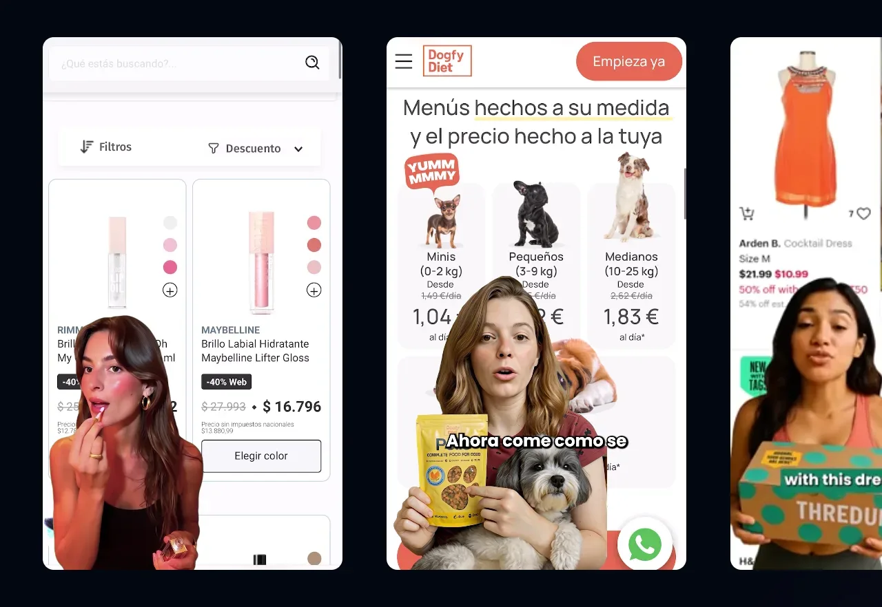 Anuncios generados con IA y avatares de VibePeak para PYMEs en Madrid